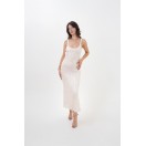 PEARLY PAYET İŞLEMELİ SIRT DEKOLTELİ MAXI ABİYE ELBİSE